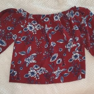Floral Off the Shoulder Top